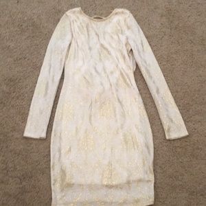 Off White Winter Wonderland Dress